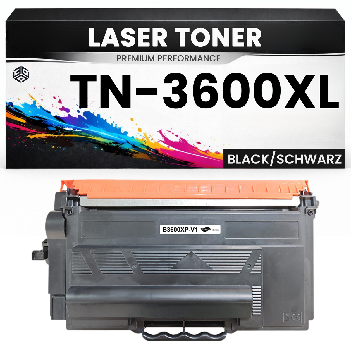 XL Toner TN-3600XL für Brother kompatibel Schwarz TN3600XL wie Original HL-L5210DN/5210DW/5215DN/6210DW/6410DN/6415DN DCP-L5510DW MFC-EX910