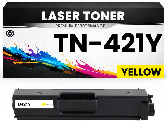 Toner kompatibel für Brother TN-421Y HL-L8260CDW/L8360CDW MFC-L8690CDW/L8900CDW DCP-L8410CDW in Gelb