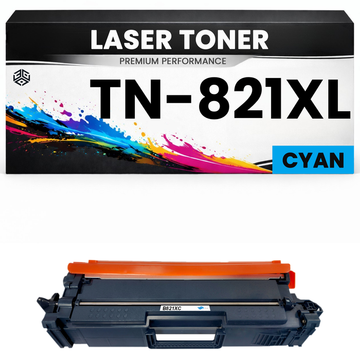 XXL Toner kompatibel für Brother TN-821XL C HL-L9430CDN/L9470CDN MFC-L9630CDN/9670CDN in Cyan