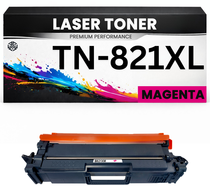 2 x XL Toner TN-821XL M Magenta für Brother kompatibel TN821 XL M Premium Alternativ für Brother HL-L9430CDN, HL-L9470CDN, MFC-L9630CDN, MFC-9670CDN