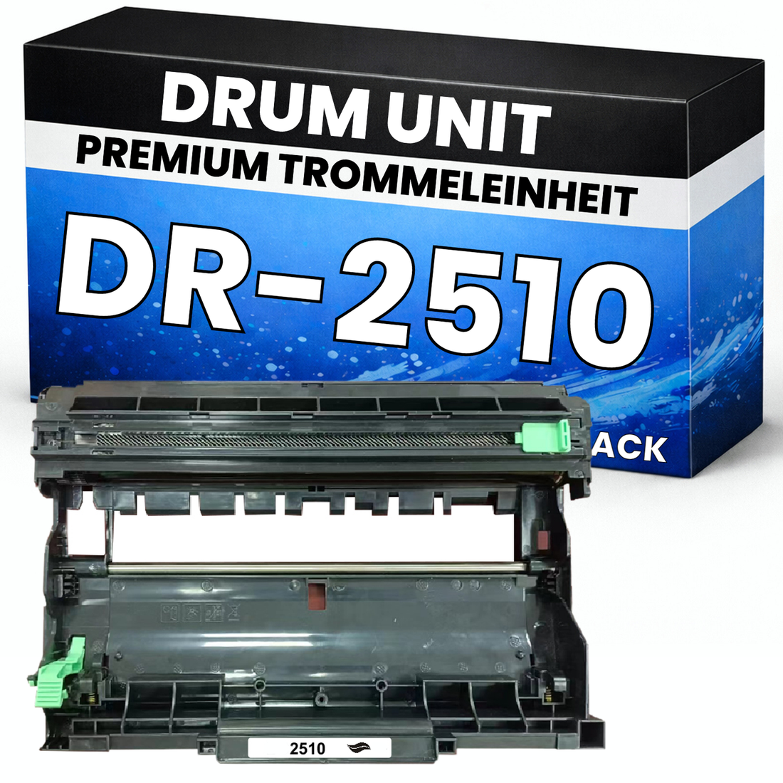 2 x Trommel DR-2510 hochwertige Brother alternative Laser Drum DR2510 Premium für HL-L2400DW/2400DWE/2445DW/2447DW/2865DW DCP-L2620DW/2627DW