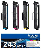 Brother Toner TN-243 4er Pack / Schwarz Gelb Cyan Magenta / MultiPack / TN243CMYK / 1.000 S. neu 4 Farben