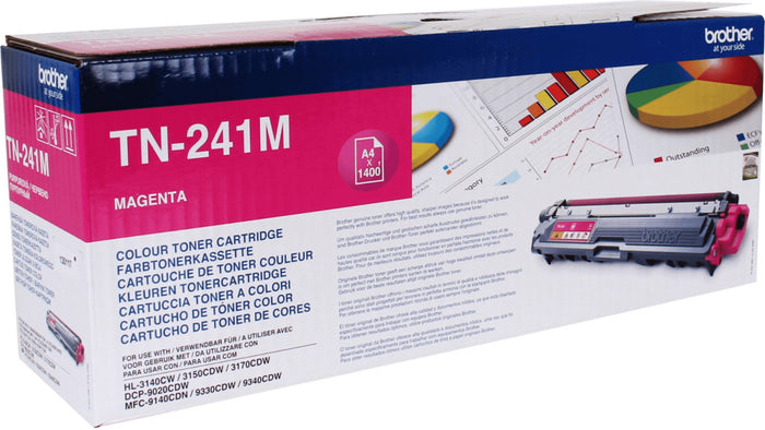 Brother TN241M / magenta / original Toner / TN-241M / 1400 S. neu TN241