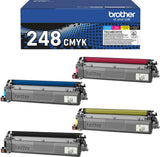 Brother Toner TN-248 4er Pack / Schwarz Gelb Cyan Magenta / MultiPack / TN248CMYK / 1.000 S. neu 4 Farben