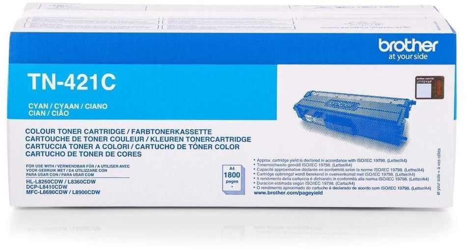 Brother TN-421C Tonerkartusche – Cyan / Toner TN421 C