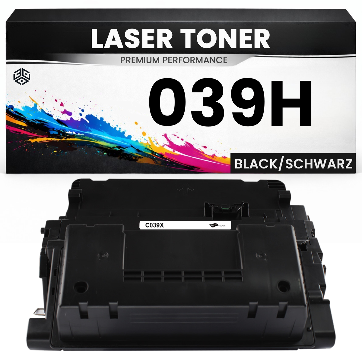 2 x Toner Cartridge 039H  für Canon Schwarz 0288C001 Tonerkartusche wie Original für Canon i-SENSYS LBP351X, LBP352X