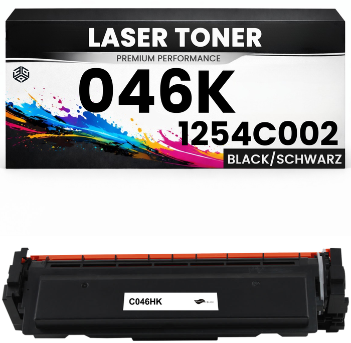 XXL Toner kompatibel für Canon Cartridge 046K / 1254C002 i-SENSYS MF732Cdw/MF734Cdw/MF735Cx i-SENSYS LBP653Cdw/LBP654Cx in Schwarz