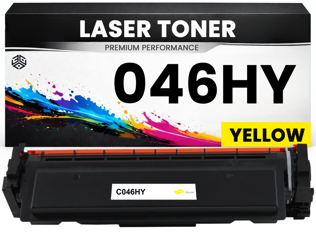 Toner Cartridge 046HY Gelb für Canon  046HY Premium Alternative Günstig für Canon i-SENSYS LBP653Cdw, LBP654CX, MF732Cdw, MF734Cdw, MF735Cx