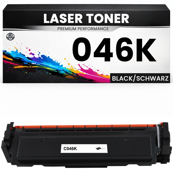 Toner kompatibel für Canon Cartridge 046K i-SENSYS MF732Cdw/MF734Cdw/MF735Cx i-SENSYS LBP653Cdw/LBP654Cx in Schwarz