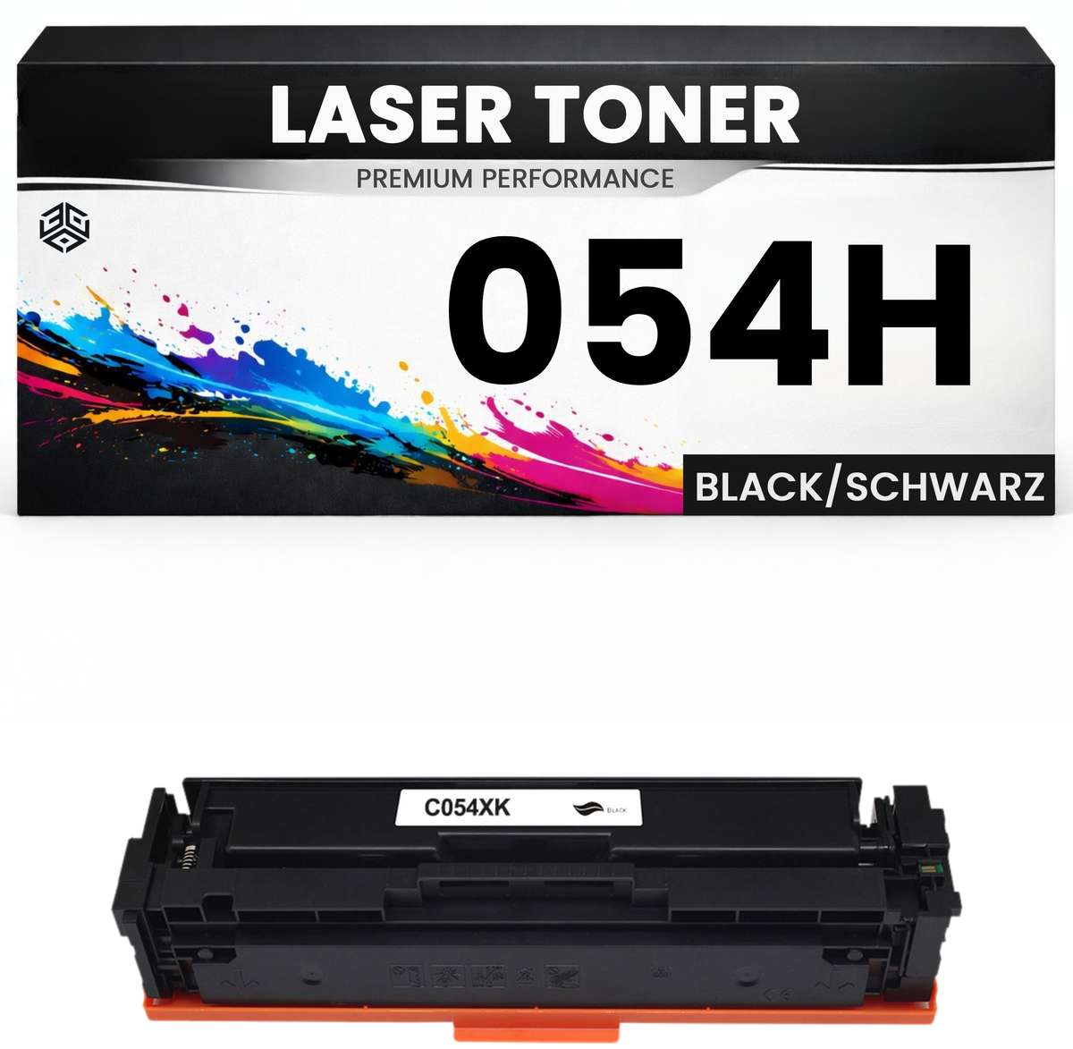 XL Toner kompatibel für Canon Cartridge 054H Black Color imageCLASS MF641Cdw/MF642Cdw/MF644Cdw/LBP622Cdw imageCLASS LBP621CW/623CDW/622CDW/MF645CX/MF643CDW/MF641CW in Schwarz