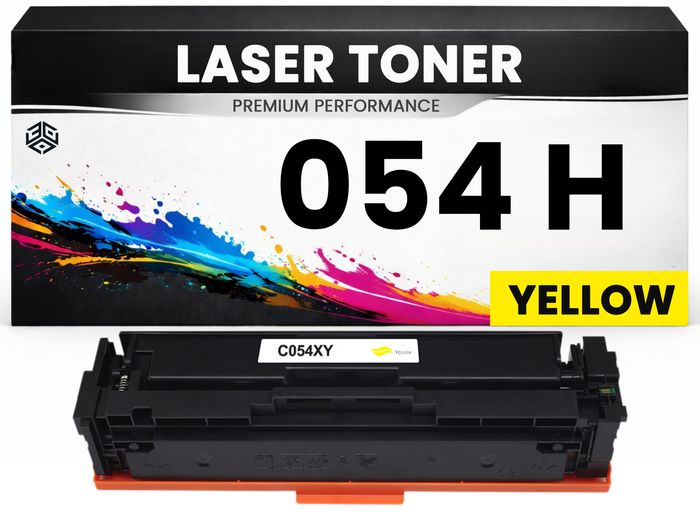 Toner kompatibel für Canon Toner 054 Yellow H LBP620 series;Color imageCLASS MF640C/MF642cdw series. in Gelb