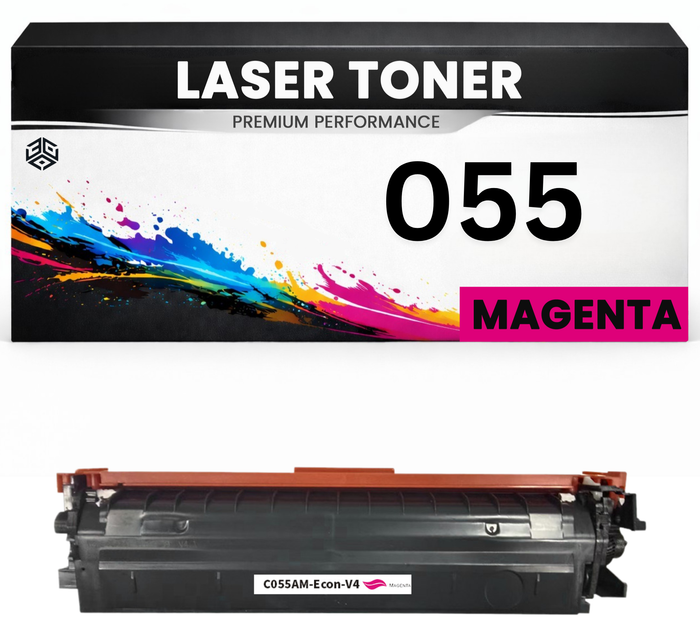 2 x Toner Cartridge 055 Magenta für Canon Premium Alternative Günstig imageCLASS MF742Cdw/744Cdw/746Cdw/746Cx/745CDW/741CDW/743Cdw MF744Cdw