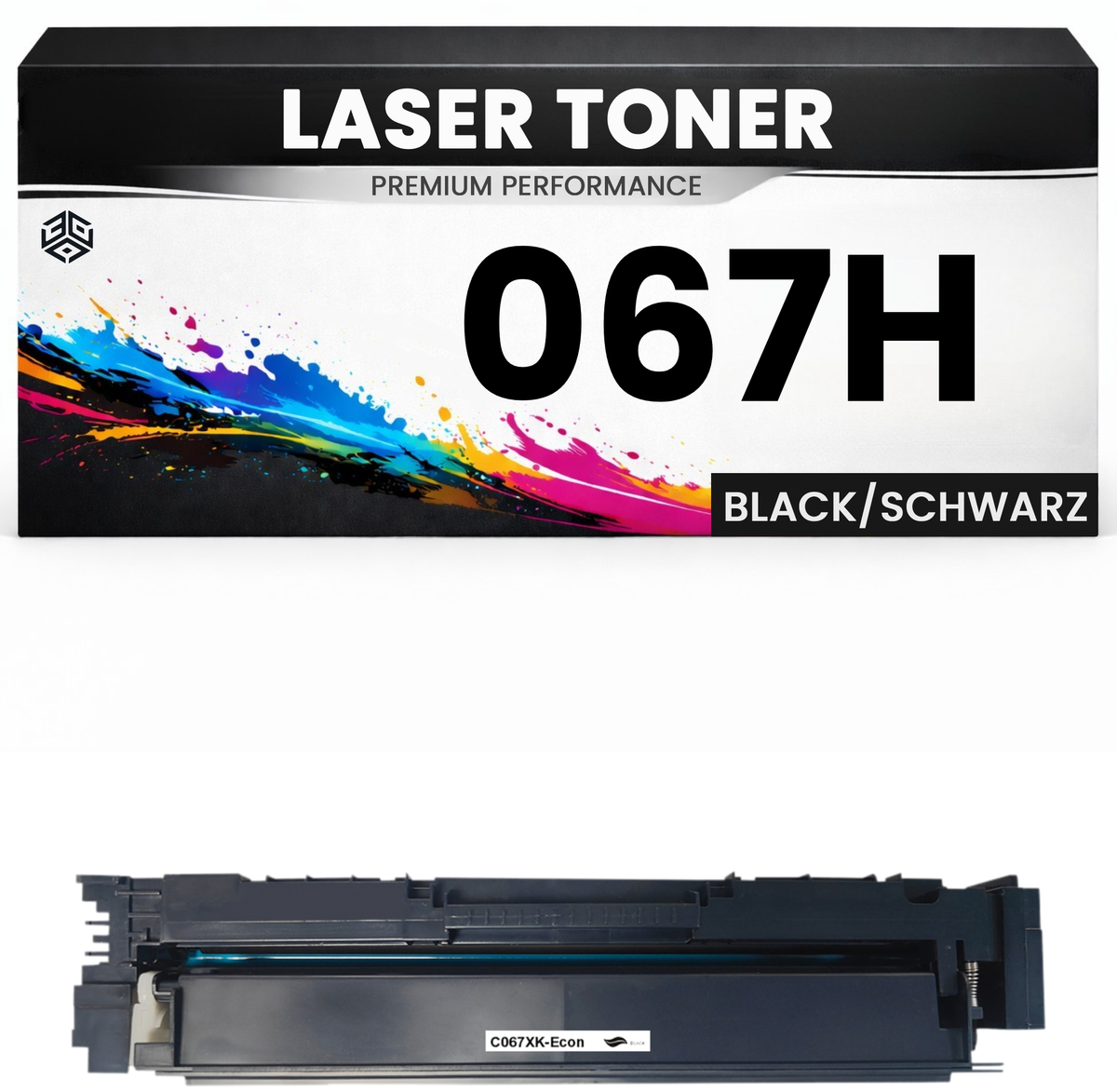 XL Toner kompatibel für Canon Cartridge 067H Black / 5106C002 imageClass LBP633Cdw LBP632Cdw LBP631Cw MF651Cw MF653Cdw MF654Cdw MF655Cdw MF656Cdw in Schwarz