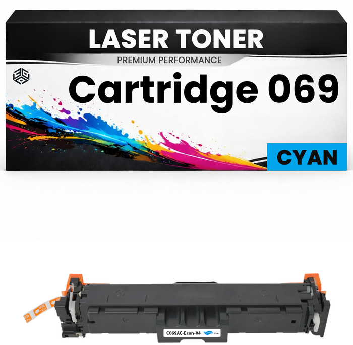 Toner kompatibel für Canon Cartridge 069 Cyan imageCLASS LBP673Cdw/LBP674Cx/LBP674Cdw/MF752Cdw/MF753Cdw/MF751Cdw/MF754Cdw/MF755Cdw/MF756Cx in Cyan