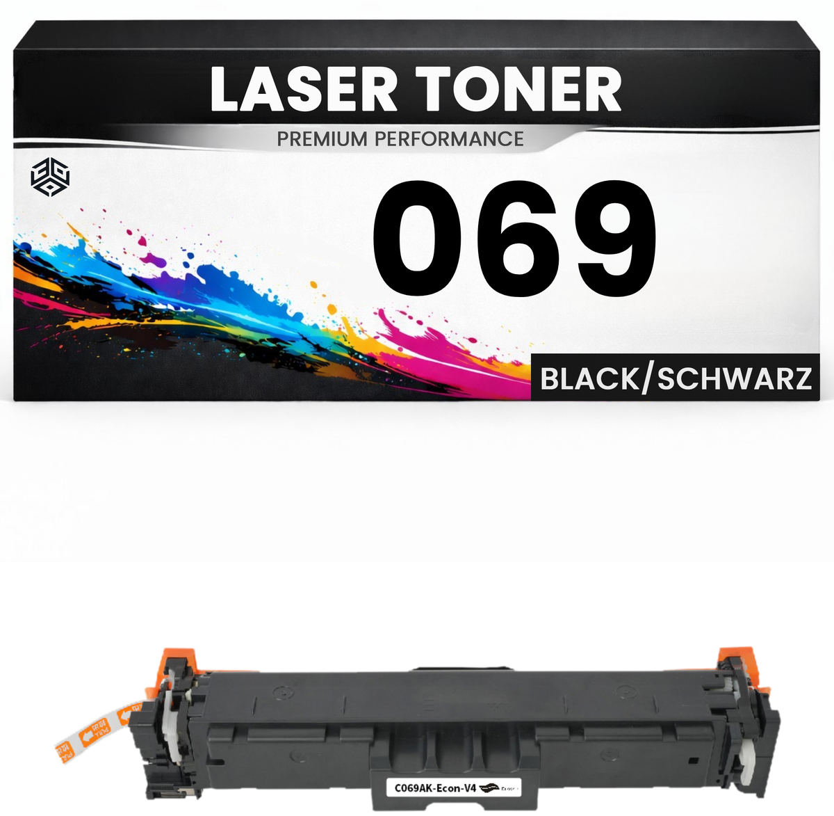 2 x Toner Cartridge 069 Black für Canon kompatibel Schwarz wie Original imageCLASS LBP673Cdw/674Cdw/674Cx MF752Cdw/753Cdw/751Cdw LBP674Cdw