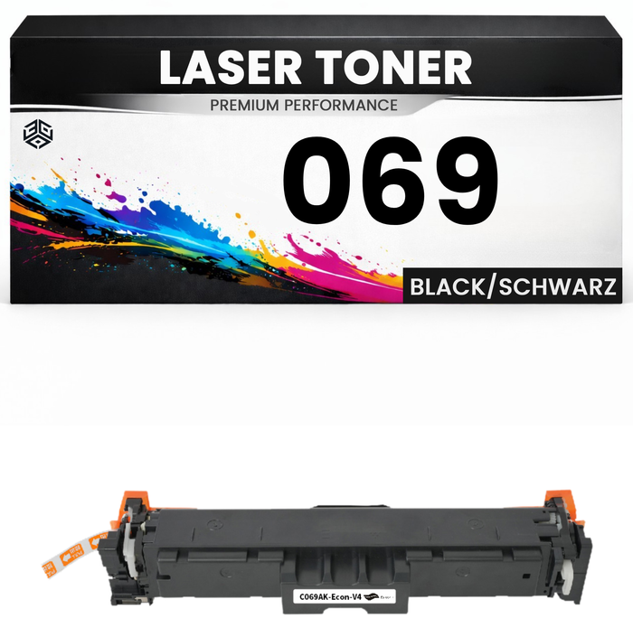 2 x Toner Cartridge 069 Black für Canon kompatibel Schwarz wie Original imageCLASS LBP673Cdw/674Cdw/674Cx MF752Cdw/753Cdw/751Cdw LBP674Cdw