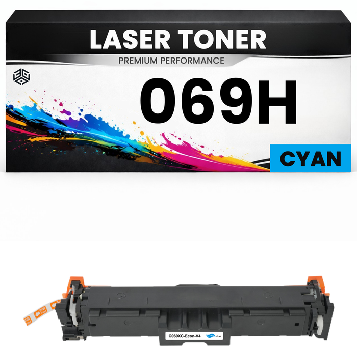 Toner kompatibel für Canon Cartridge 069H Cyan imageCLASS LBP673Cdw/LBP674Cx/LBP674Cdw/MF752Cdw/MF753Cdw/MF751Cdw/MF754Cdw/MF755Cdw/MF756Cx in Cyan