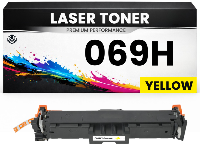 Toner kompatibel für Canon Cartridge 069H Yellow imageCLASS LBP673Cdw/LBP674Cx/LBP674Cdw/MF752Cdw/MF753Cdw/MF751Cdw/MF754Cdw/MF755Cdw/MF756Cx in Gelb