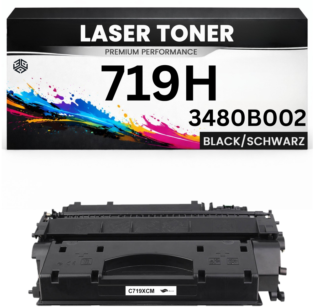 XXL Toner kompatibel für Canon Cartridge 719H / 3480B002 ImageClass MF5850DN/MF5960dn/MF5880dn/MF5950dw/MF414dw/MF416dw/MF419dw ImageClass LBP6300dn/LBP6650dn/LBP6670dn/LBP251dw/LBP252dw/LBP253dw in