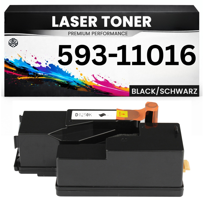 Toner kits kompatibel für Dell 593-11016 1250C/1350CNW/1355CN/1355CNW C1760NW/C1765NF/C1765NFW in Schwarz
