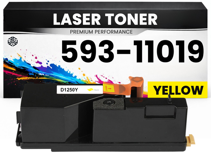 Toner kits kompatibel für Dell 593-11019 1250C/1350CNW/1355CN/1355CNW C1760NW/C1765NF/C1765NFW in Gelb