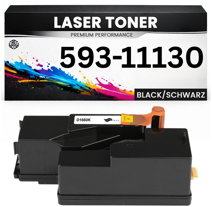 Toner kits kompatibel für Dell 593-11130 C1660W in Schwarz