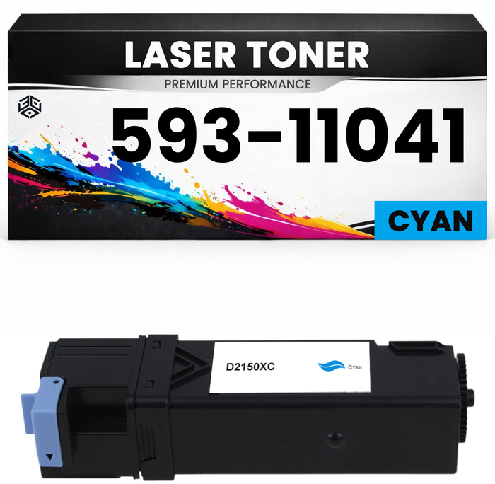 Toner kits kompatibel für Dell 593-11041 2150/2150CDN/2150CN/2155/2155CDN/2155CN in Cyan