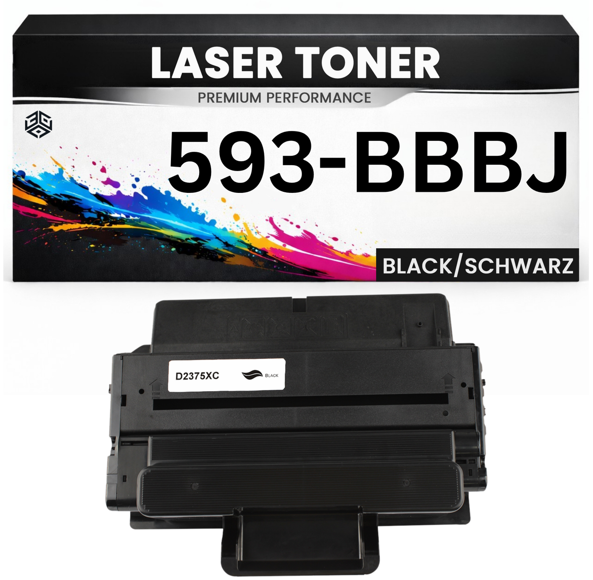 XXL Toner kompatibel für Dell 593-BBBJ B2375dnf/B2375dfw in Schwarz