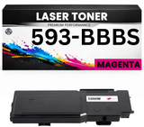 Toner 593-BBBS Magenta für Dell kompatibel  593BBBS Premium Alternative Günstig für Dell Color Laser Printer C2660dn, C2665dnf