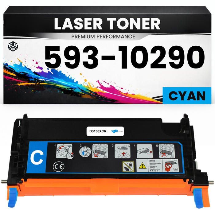 XXL Toner kompatibel für Dell 593-10290 3130/3130CN/3130CND in Cyan