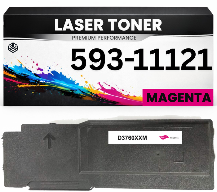 Toner kits kompatibel für Dell 593-11121 Color Laser C3760dn/C3760n/C3760dnf/C3765dnf MFP in Magenta