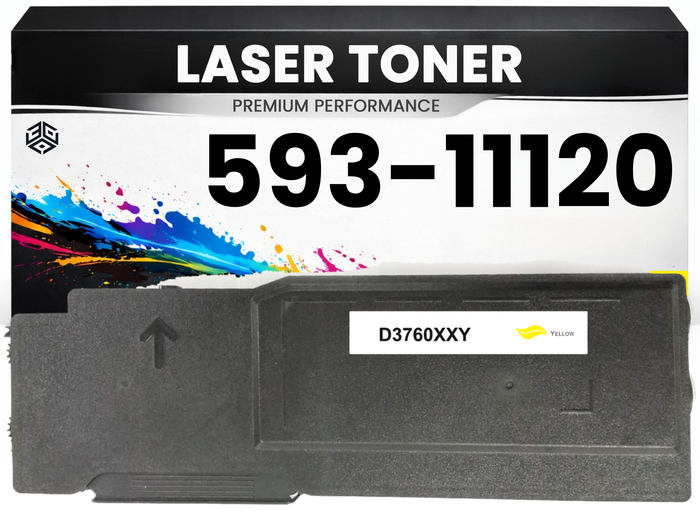 Toner kits kompatibel für Dell 593-11120 Color Laser C3760dn/C3760n/C3760dnf/C3765dnf MFP in Gelb