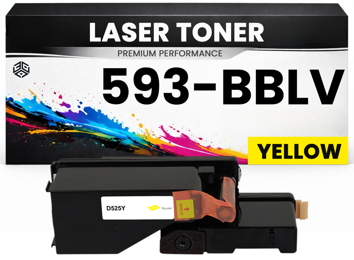 Toner kits kompatibel für Dell 593-BBLV E525W in Gelb