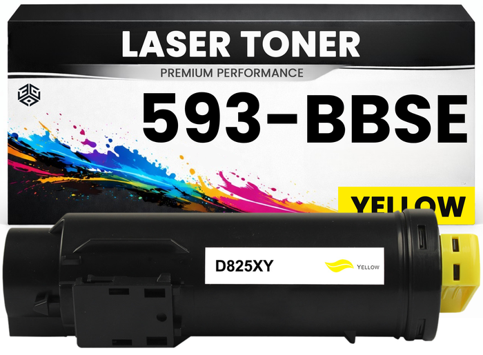 Toner kits kompatibel für Dell 593-BBSE H625cdw/H825cdw/S2825cdn in Gelb