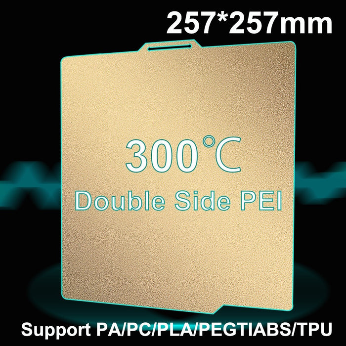 Doppelseitige  Pei Plate 257X257mm kompatibel für Bambu Lab X1 und P1P