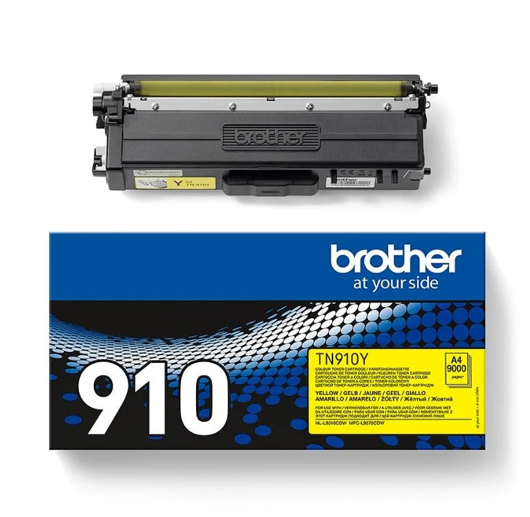 Original Brother TN-910Y Toner Gelb für HL-L9310CDW MFC-L9570CDW (9.000 Seiten)