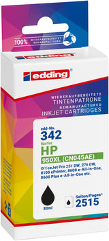 Edding Tintenpatrone für HP 950XL (CN045AE) OfficeJetPro8100 8600 8610 8620