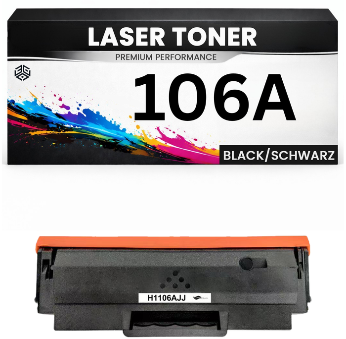 XXL Toner kompatibel für HP W1106A(106A) Laser MFP 137fnw;HP Laser 107a/107w;HP Laser MFP 135a/135w in Schwarz