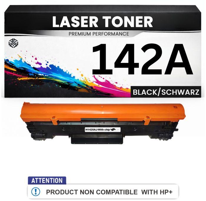 Toner kompatibel für HP W1420A(142A);NON COMPATIBLE WITH HP+ LaserJet MFP M139w/M140w/M110w in Schwarz