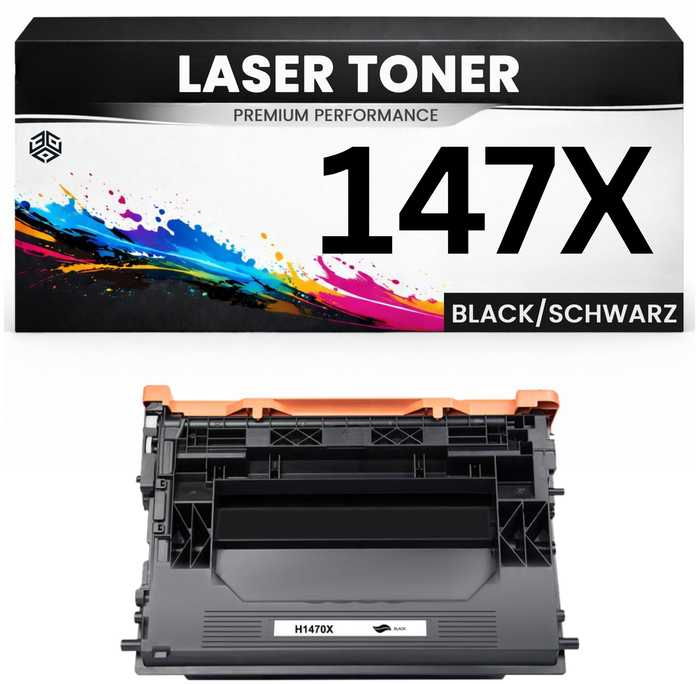 XXL Toner kompatibel für HP W1470X(147X) LaserJet Enterprise M611dn/M611x/M612dn/M612x MFP M634h/M635fht/M635h/M636fh in Schwarz