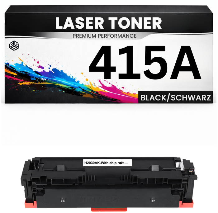 Toner kompatibel für HP W2030A(415A) Color LaserJet M454 M454dn/M454dw.HP Color LaserJet Pro MFP M479 M479dw/M479dn/M479fdw. in Schwarz