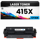 XXL Toner 415X Cyan für HP kompatibel W2031X Premium Alternative Günstig Color LaserJet M454/454dn/454dw/479dw/479/479dn/479fdw Pro MFP M454dn