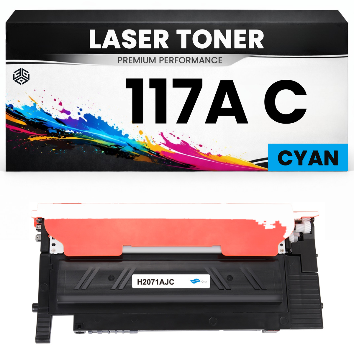 Toner kompatibel für HP W2071A(117A) color Laser 150;HP color Laser MFP 178series;HP color Laser MFP 179series in Cyan
