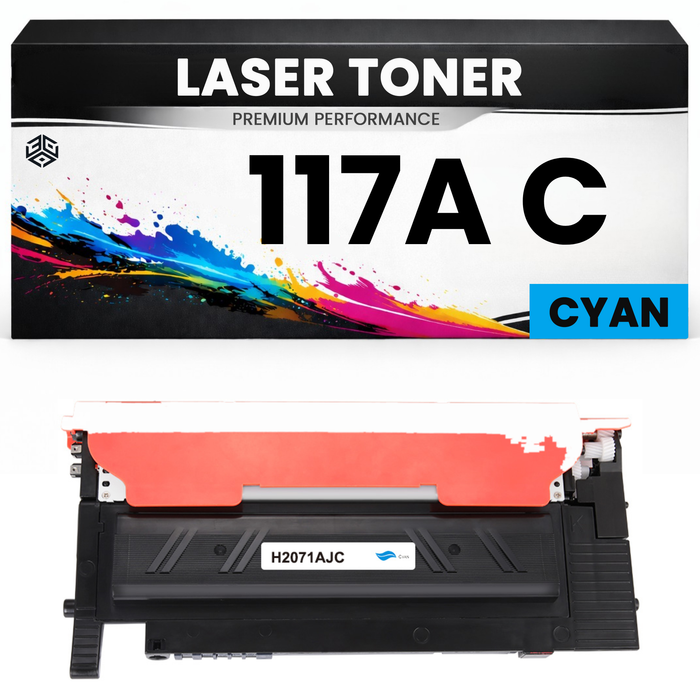 Toner kompatibel für HP W2071A(117A) color Laser 150;HP color Laser MFP 178series;HP color Laser MFP 179series in Cyan