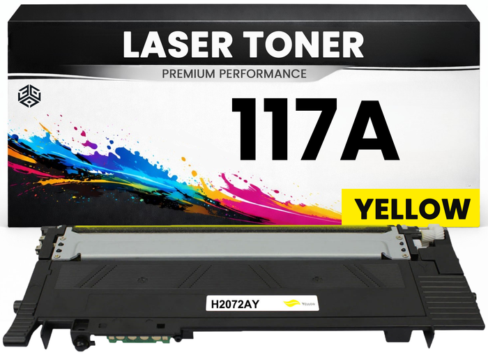 Toner kompatibel für HP W2072A(117A) Color Laser 150A/150nw/MFP178nw/178nwg/MFP179fnw in Gelb