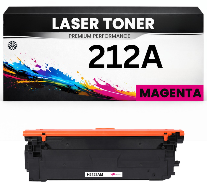 Toner kompatibel für HP W2123A(212A) Color LaserJet Enterprise M554dn/M555dn/M555x MFP M578f/M578dn Color LaserJet Enterprise Flow MFP M578c/M578z in Magenta
