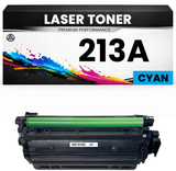 Toner 213A Cyan für HP kompatibel W2131A Premium Alternative Günstig LaserJet Enterprise 5700dn 6700dn 6701dn MFP 5800f 5800dn 6800dn Color 5800zf