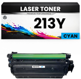 Toner 213Y Cyan für HP kompatibel W2131Y Premium Alternative Günstig LaserJet Enterprise 5700dn 6700dn 6701dn MFP 5800f 5800dn 6800dn Color 5800zf