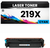 XXL Toner 219X Cyan für HP kompatibel W2191X Premium Alternative Günstig Color LaserJet Pro 3202dn 3202dw MFP 3302fdn 3302fdng 3302fdw 3302fdwg