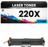 XXL Toner 220X Cyan für HP kompatibel W2201X Premium Alternative Günstig Color LaserJet Pro 4202dn 4202dw MFP 4302dw 4302fdn 4302fdw